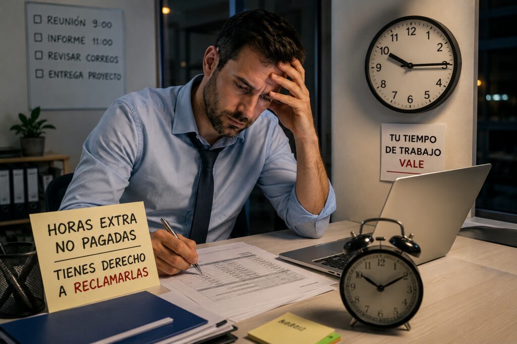 Horas extra no pagadas: ¿cómo puede reclamarlas un trabajador?