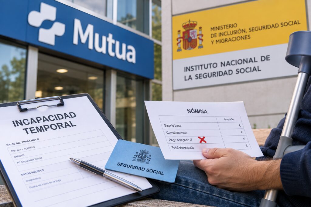 Si la empresa no paga la incapacidad temporal, la mutua debe abonar la prestación
