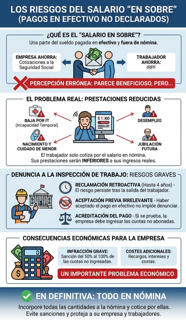 Una parte “en sobre”…   (Infografía)